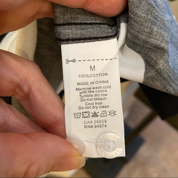 NWT~STUSSY Big Dot Short Sleeve Shirt Size Medium - Picture 7 of 8